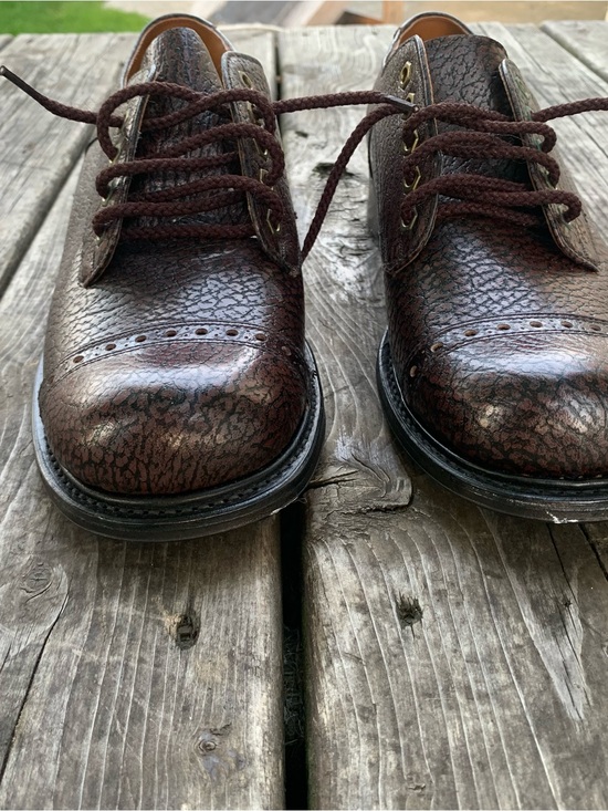 unknown Other - Men's Dark Brown Textured Derby Shoes